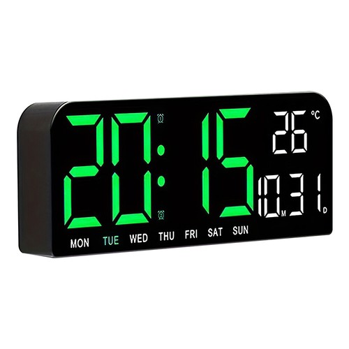 Large led digital desk alarm - large,